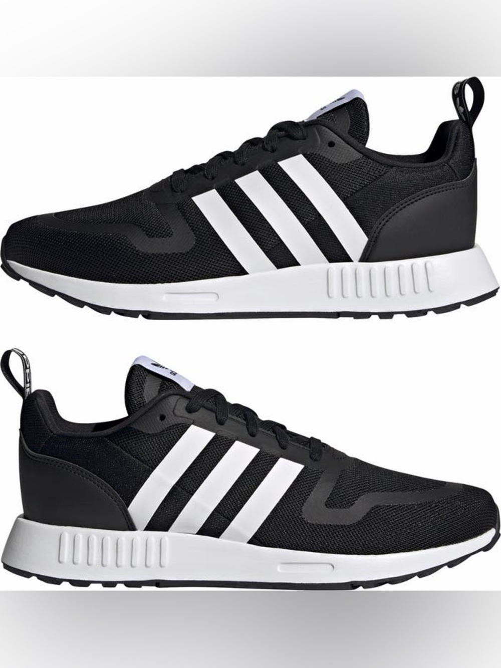 adidas Men’s Black & White Multix Sneaker Running Shoes (Excellent Condition) - Picture 2 of 14